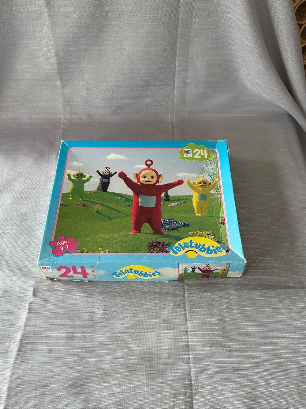 2 Kids Puzzle - Red Teletubby And Barney Themed 24-Piece Puzzle